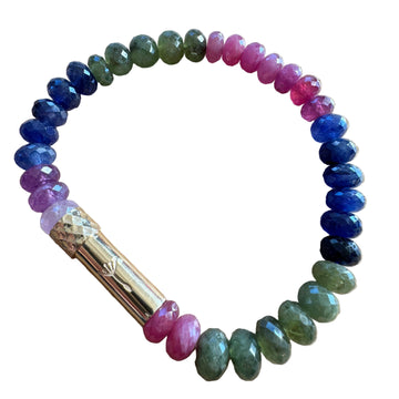 For the luxe girl who manifests in gold. ✨

Our Solid Gold Wish Capsule Bracelet with multi-color sapphires is pure radiant energy—timeless, refined, and high-frequency. Each sapphire carries its own vibration of joy, wisdom, and prosperity, creating a spectrum of light for your every wish.

Slip it on, set your intention, and let your capsule hold the dreams only gold can keep.

Because luxury isn’t about status—it’s about energy. And yours? Pure Superfly frequency. 💋

For the woman who now has it all.