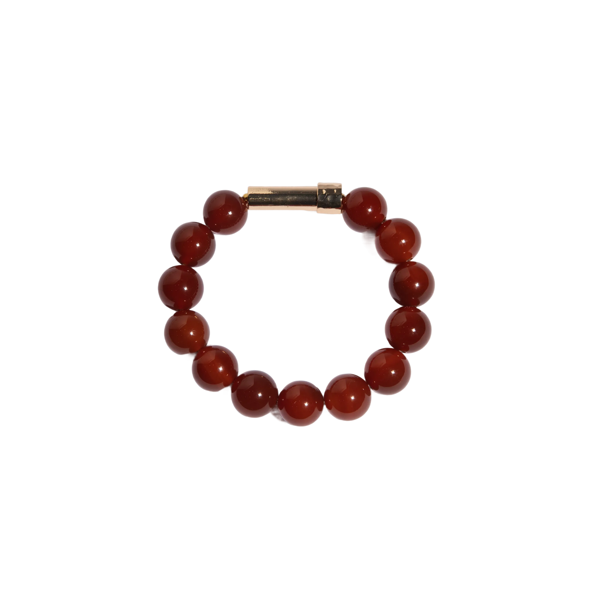 Wish Capsule Bracelet: Carnelian 10mm