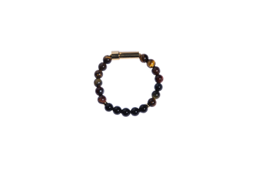 Double Happiness Wish Capsule: Tiger's Eye + Shungite