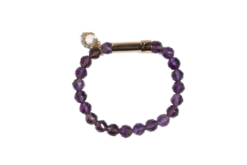 Wish Capsule Bracelet: Amethyst 8mm