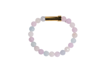 Wish Capsule Bracelet: Morganite 8mm