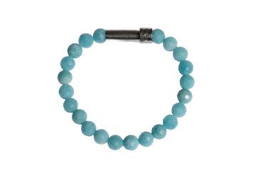 Wish Capsule Bracelet: Amazonite 8mm