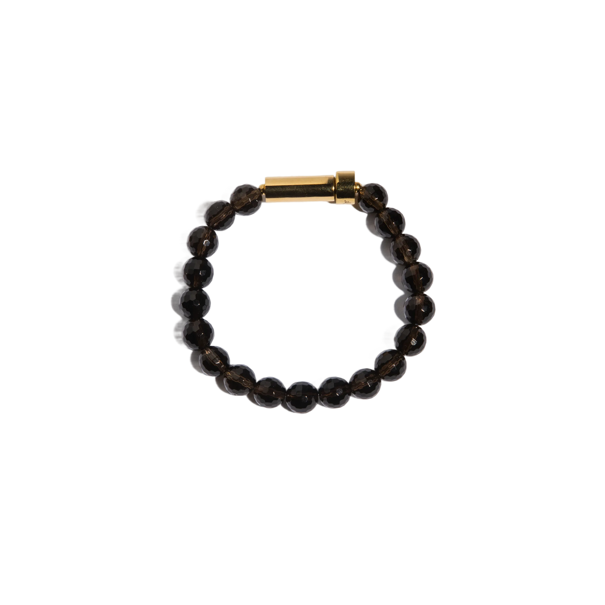 Wish Capsule Bracelet: Smokey Quartz 8mm