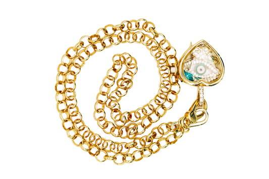 Lock in Luck Necklace - TRIANGLE shape