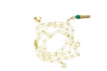 Manifestation Necklace: Fancy Paperclip Chain