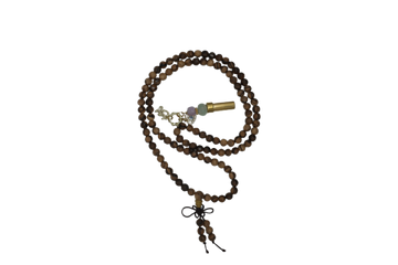 Manifestation Necklace: Dark Wood Beads Necklace