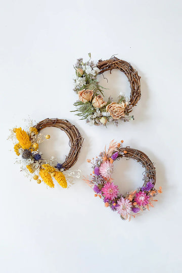 Flower Wreath Workshop + Tea Party